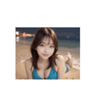 【動く】水着の美少女がアダルトな日常会話（個別スタンプ：7）