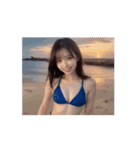【動く】水着の美少女がアダルトな日常会話（個別スタンプ：9）