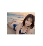 【動く】水着の美少女がアダルトな日常会話（個別スタンプ：13）