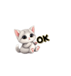 メルヘン猫のつぶやき（個別スタンプ：1）