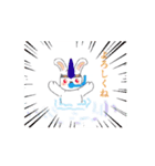 ウサギの日常使い印（個別スタンプ：7）