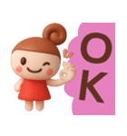 【夏】ずっと使えるかわいい女の子スタンプ（個別スタンプ：2）