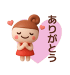 【夏】ずっと使えるかわいい女の子スタンプ（個別スタンプ：3）