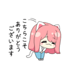仕事のできるオフィス猫（個別スタンプ：11）