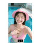 セクシー水着少女（個別スタンプ：19）