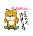 飛び出す！丁寧でやさしい豆柴（個別スタンプ：23）