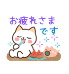 涼しげ★毎年使える夏★ネコのご挨拶（個別スタンプ：10）