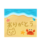 涼しげ★毎年使える夏★ネコのご挨拶（個別スタンプ：13）