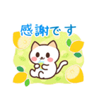 涼しげ★毎年使える夏★ネコのご挨拶（個別スタンプ：15）