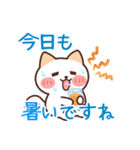 涼しげ★毎年使える夏★ネコのご挨拶（個別スタンプ：17）