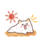 涼しげ★毎年使える夏★ネコのご挨拶（個別スタンプ：18）