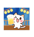 涼しげ★毎年使える夏★ネコのご挨拶（個別スタンプ：36）
