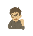ドクター・サム（手作り切り絵バージョン）（個別スタンプ：14）