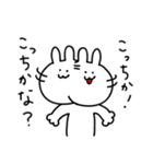 まじめにがんばるうさぎのシロシロ（個別スタンプ：5）