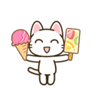 夏のアレンジ♪まいにちねこる（個別スタンプ：18）