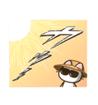 夏のアレンジ♪まいにちねこる（個別スタンプ：32）