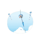 【動く 暑中見舞い 夏 サマー】（個別スタンプ：6）