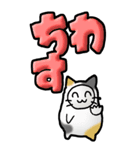 猫頭巾03（三毛）（個別スタンプ：2）