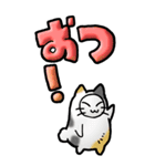 猫頭巾03（三毛）（個別スタンプ：7）