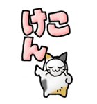 猫頭巾03（三毛）（個別スタンプ：16）