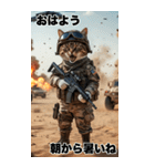 夏を感じる 進撃の猫軍団 サマースタンプ（個別スタンプ：1）