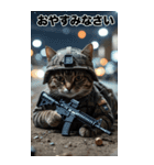 夏を感じる 進撃の猫軍団 サマースタンプ（個別スタンプ：40）