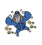 ゴリラ消防署（日本語訳付）（個別スタンプ：5）