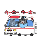 ゴリラ消防署（日本語訳付）（個別スタンプ：10）