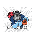ゴリラ消防署（日本語訳付）（個別スタンプ：11）