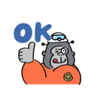 ゴリラ消防署（日本語訳付）（個別スタンプ：27）