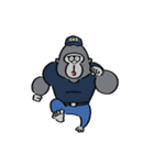 ゴリラ消防署（日本語訳付）（個別スタンプ：34）