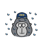 ゴリラ消防署（日本語訳付）（個別スタンプ：38）