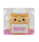 シュークリームカプセルトイ(四角型)2（個別スタンプ：3）