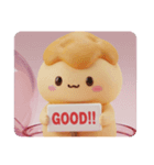 シュークリームカプセルトイ(四角型)2（個別スタンプ：4）