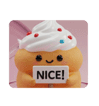 シュークリームカプセルトイ(四角型)2（個別スタンプ：6）