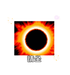 水星は昔生命が存在していた 日常挨拶8月（個別スタンプ：26）