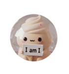 シュークリームカプセルトイ(丸型)2（個別スタンプ：1）