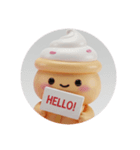 シュークリームカプセルトイ(丸型)2（個別スタンプ：6）