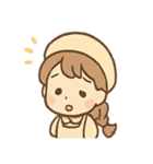こむぎのほっこりベーカリー（個別スタンプ：3）