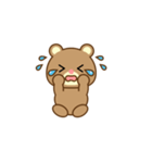愉快なクマさん！（個別スタンプ：4）