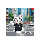 ホワイトタイガーの職業5（個別スタンプ：2）