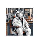 ホワイトタイガーの職業5（個別スタンプ：6）