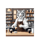 ホワイトタイガーの職業5（個別スタンプ：7）