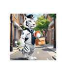 ホワイトタイガーの職業5（個別スタンプ：10）