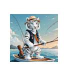 ホワイトタイガーの職業5（個別スタンプ：14）