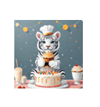 ホワイトタイガーの職業5（個別スタンプ：16）