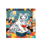 ホワイトタイガーの職業5（個別スタンプ：17）