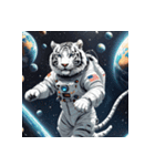 ホワイトタイガーの職業5（個別スタンプ：22）