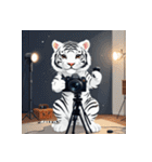 ホワイトタイガーの職業5（個別スタンプ：26）