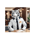 ホワイトタイガーの職業5（個別スタンプ：33）